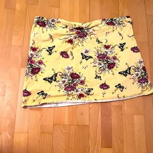 Torrid flowered tube top 4X